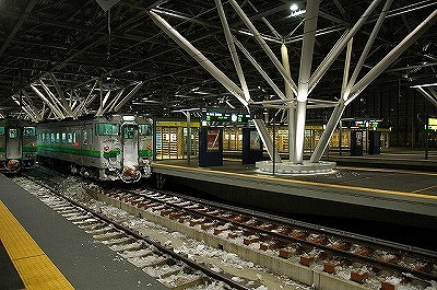 ＪＲ旭川駅の構内